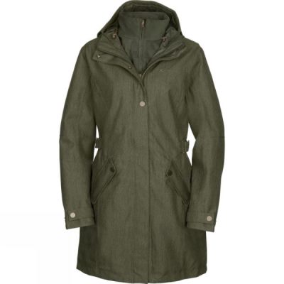 Abrigos Vaude Belco 3-in-1 Mujer Verde Oliva - Chile JKB079536